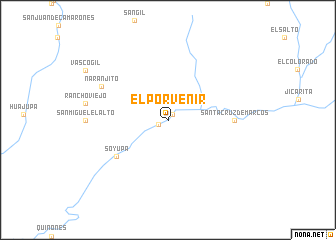 map of El Porvenir