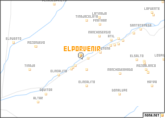 map of El Porvenir