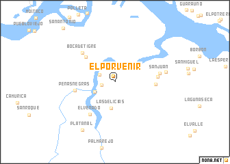 map of El Porvenir