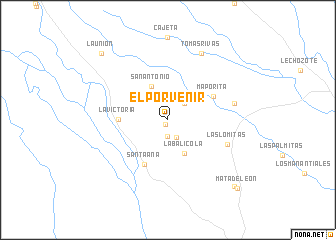 map of El Porvenir