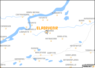 map of El Porvenir