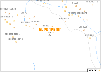 map of El Porvenir