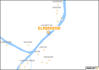 map of El Porvenir