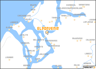 map of El Porvenir