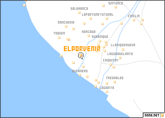 map of El Porvenir