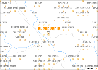 map of El Porvenir