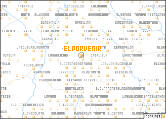 map of El Porvenir