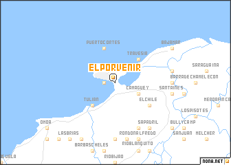 map of El Porvenir