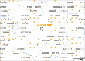 map of El Porvenir