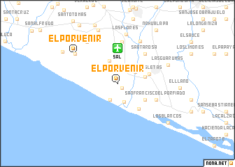 map of El Porvenir