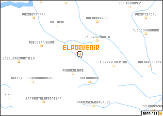 map of El Porvenir