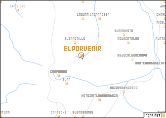 map of El Porvenir