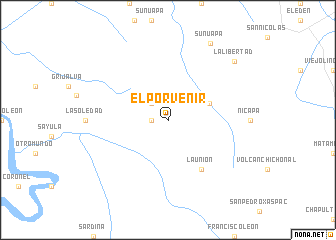 map of El Porvenir