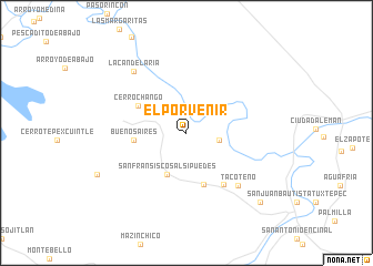 map of El Porvenir