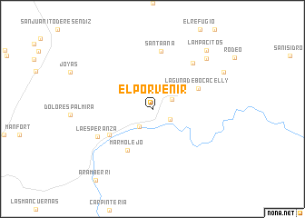 map of El Porvenir