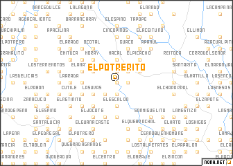 map of El Potrerito