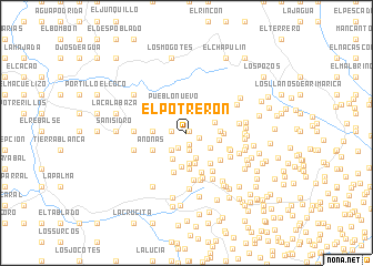 map of El Potrerón