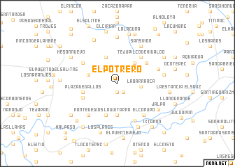 map of El Potrero