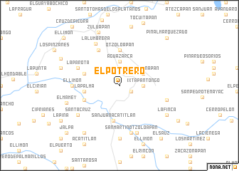 map of El Potrero