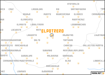 map of El Potrero