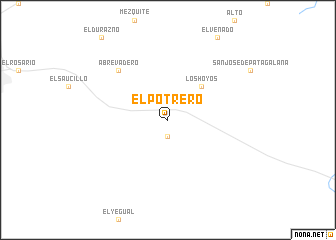 map of El Potrero