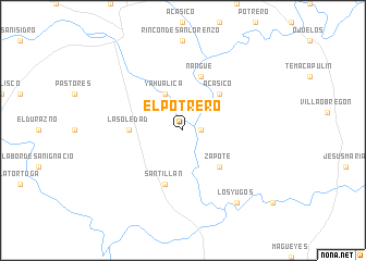 map of El Potrero