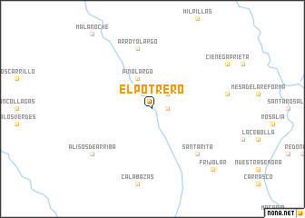 map of El Potrero