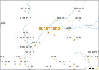 map of El Potrero