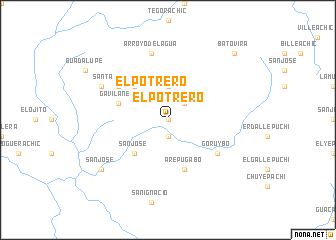 map of El Potrero