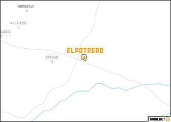 map of El Potrero