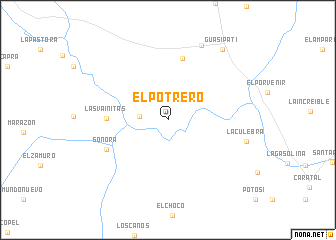 map of El Potrero