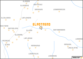 map of El Potrero