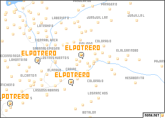 map of El Potrero