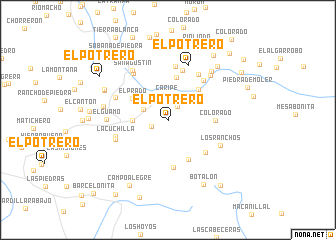 map of El Potrero