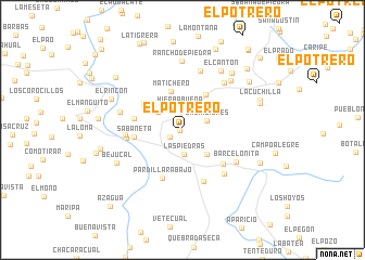 map of El Potrero