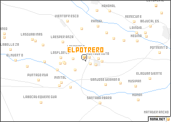 map of El Potrero