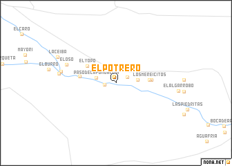 map of El Potrero