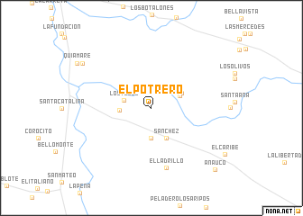 map of El Potrero