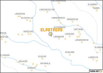 map of El Potrero