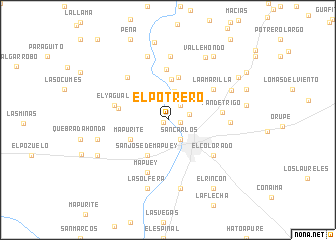 map of El Potrero