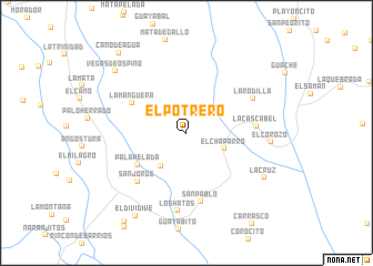 map of El Potrero