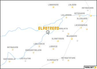 map of El Potrero