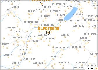 map of El Potrero