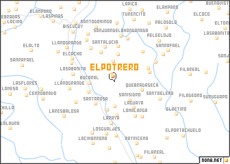 map of El Potrero