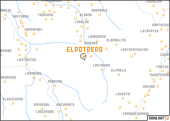 map of El Potrero