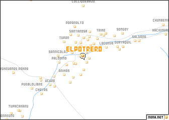 map of El Potrero