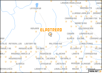 map of El Potrero