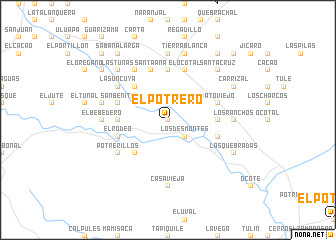 map of El Potrero