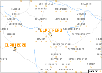 map of El Potrero