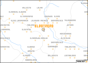 map of El Potrero